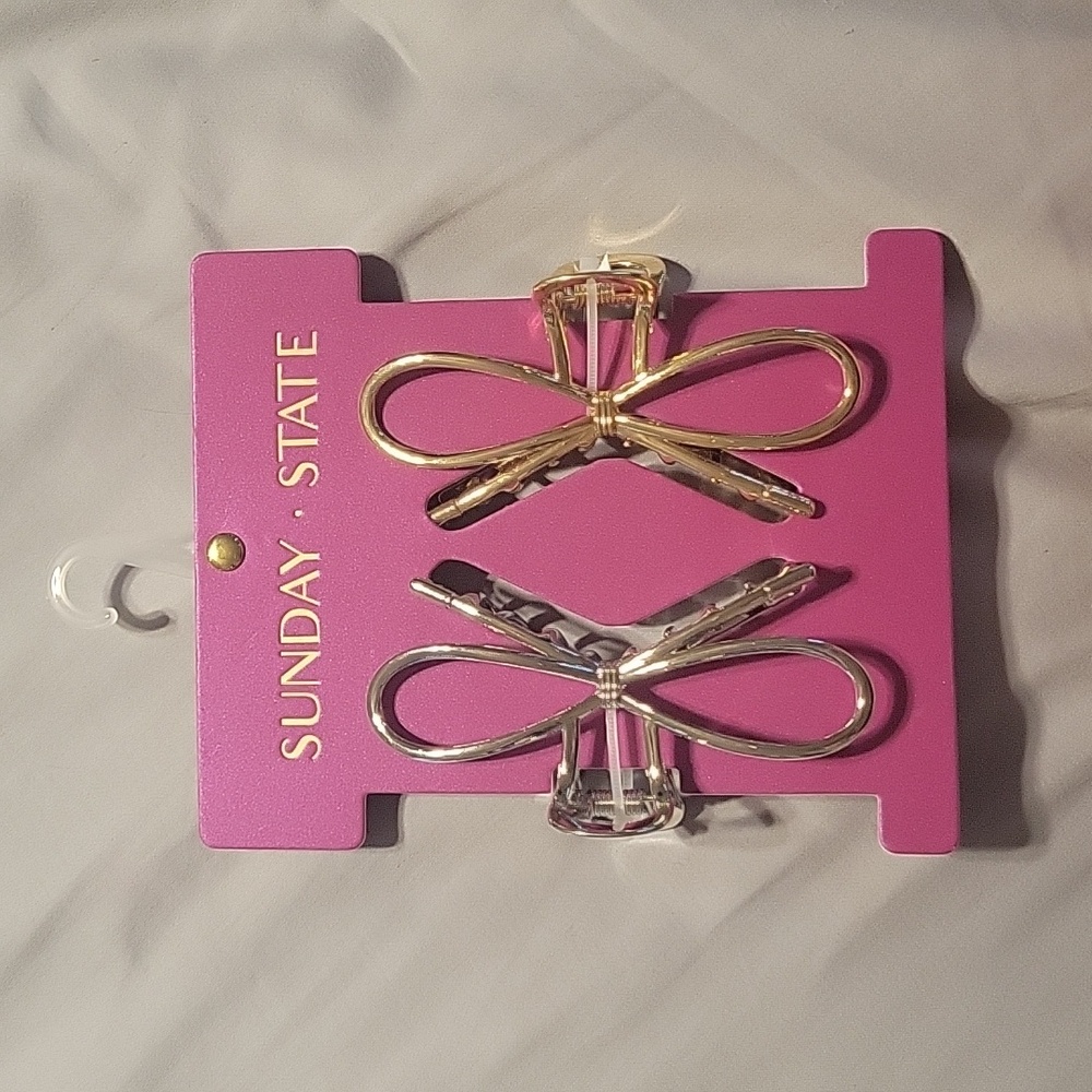 Sunday State Bow Hairclips